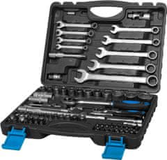 MEGA 58082 82-delni komplet, 1/2 1/4 palca 4-32 mm z odprtimi ključi 8-22 mm