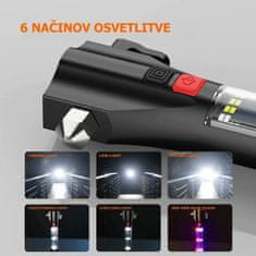 Superfire LED svetilka ročna solarna D30