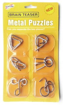 Komplet 6 kovinskih sestavljank