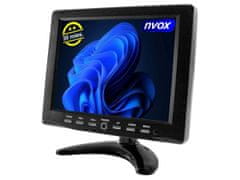 slomart Avtomobilski ali prostostoječi LCD monitor 8 palcev z zaslonom na dotik VGA 12V 230V... (NVOX PC