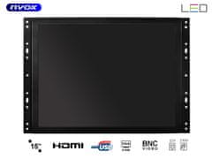 slomart Monitor open frame LCD 15cali cali LED VGA HDMI DVI 12V 230V... (NVOX OP1500VH)