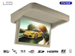slomart Stropni samodejni spustni monitor LED HD 15cali HDMI USB SD Video-IN 24V.