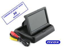 slomart Avtomobilski monitor LCD 4,3 palca AV 12 V... (NVOX RM403)