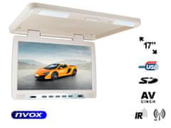 slomart Stropni LCD monitor 17-palčni LED IR FM USB SD... (NVOX RF1790U BE)