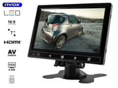 slomart Monitor LED 7cali HD HDMI VGA AV 12V... (NVOX HM726NB)