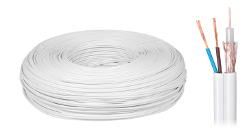 slomart Koaksialni kabel YWDXek 75-0,59/3,7 K-60 + 2x0,5 mm 100 m