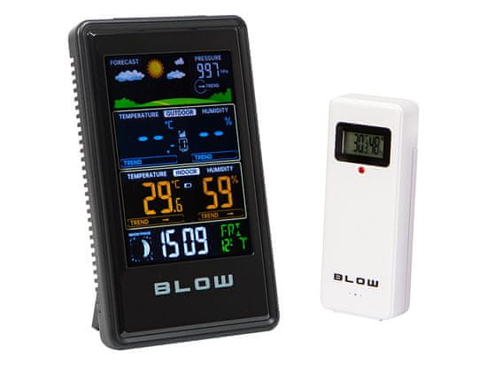 Blow 50-381# Brezžični udarec ws102 vremenska postaja