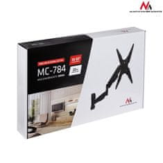 Maclean Maclean držalo za TV, za TV ali monitor, plinska vzmet, 2 ročici, nastavitev višine 25 cm, 32"-55", 22 kg, črno, M
