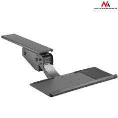 Maclean Maclean podnožno držalo za tipkovnico, nastavljivo, za stoječe in sedeče delo, največja nastavitev 34 cm, MC-795