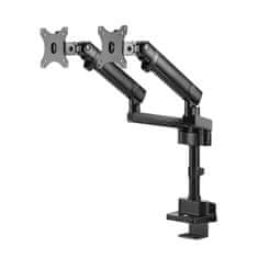 Maclean Maclean, Namizno stojalo za 2 LCD monitorja, Vesa 75x75 in 100x100, 17-32", 2x8kg, MC-812