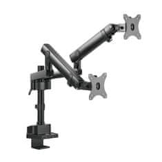Maclean Maclean, Namizno stojalo za 2 LCD monitorja, Vesa 75x75 in 100x100, 17-32", 2x8kg, MC-812