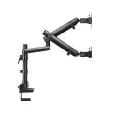Maclean Maclean, Namizno stojalo za 2 LCD monitorja, Vesa 75x75 in 100x100, 17-32", 2x8kg, MC-812