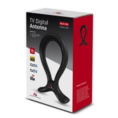 Maclean Maclean DVB-T/T2 HEVC TV antena, notranja, LTE - max izhodna raven 100dB?V, stojalo za slušalke, MCTV-920