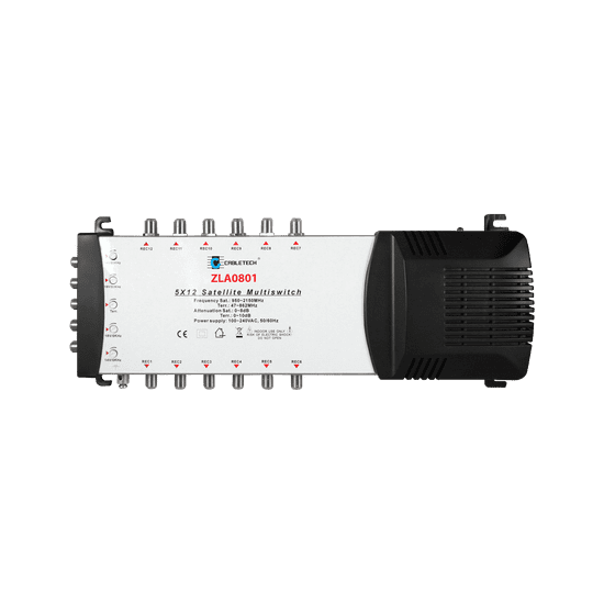 Cabletech Cabletech 5x12 multiswitch z regulacijo ojačitve model ZLA0801