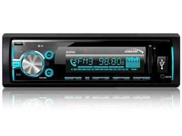 AUDIOCORE Radiooddajnik Audiocore AC9720 B MP3/WMA/USB/RDS/SD ISO Bluetooth Multicolor