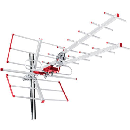 Maclean Maclean DVB-T/T2 HEVC TV antena, pasivna, zunanja kombinirana, Lte filter, UHF/VHF max 100dB?V, MCTV-855