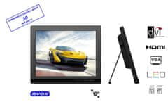 slomart Monitor LCD 10cali cali LED HDMI DVI VGA AV 12V 230V... (NVOX FA1000)