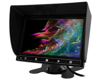 slomart Avtomobilski ali prostostoječi 7-palčni monitor LCD HD AV s podporo za do 2 kameri 4PIN 12V.... (NVOX