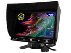 slomart Avtomobilski ali prostostoječi 7-palčni monitor LCD HD AV s podporo za do 2 kameri 4PIN 12V.... (NVOX