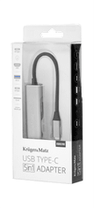 slomart Adapter (HUB) USB tipa C na vrata HDMI/USB3.0/SD/MicroSD/C