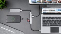 slomart Adapter (HUB) USB tipa C na vrata HDMI/USB3.0/SD/MicroSD/C
