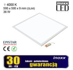 slomart Led plošča 60x60 36w stropna svetilka 4000k nevtralna