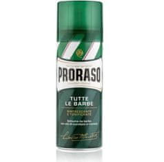 Proraso Potovalna osvežilna pena za britje Green Eucalyptus (pena za britje) 50 ml