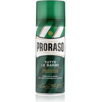 Proraso Potovalna osvežilna pena za britje Green Eucalyptus (pena za britje) 50 ml