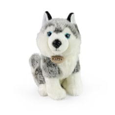 Rappa Plišasti pes husky, sedeči 30 cm EKOLOŠKO PRIJAZNO