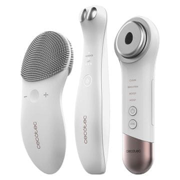 Cecotec Péče na obličej , 102502, FaceCare SkinRoutine, 3v1, čistící prostředek, proti tmavým kruhům, masážní přístroj, 3.7 V, 500 mAh / 3.7 V, 800 mAh