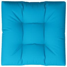 Vidaxl Blazina za kavč iz palet modra 70x70x12 cm