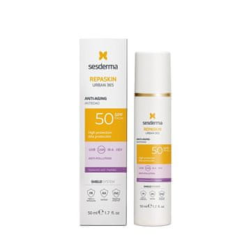 Sesderma Krema za sončenje za obraz z učinkom proti staranju SPF 50 Repaskin Urban 365 (Anti-Age Facial Sunsc