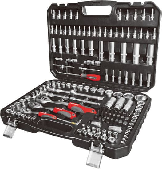 slomart Komplet 150 nastavkov in bitov 1/4, 3/8, 1/2 crv proline