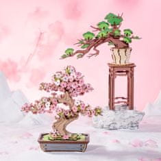 Robotime 3D lesena sestavljanka: Sakura Bonsai