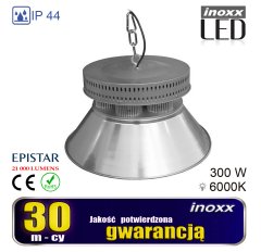 slomart Industrijska led svetilka 300w high bay cob 27 000lm 6000k cold