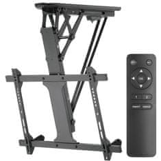 slomart Električni stropni nosilec za TV, za poševne stene 32"-70" 35 kg max daljinski upravljalnik Maclean MC-880 max VESA 600x411