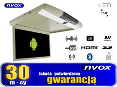slomart Stropni LED monitor 15 palcev z androidnim usb fm bt wifi 12v
