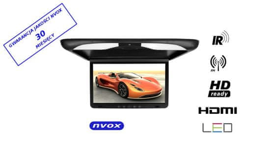 slomart Stropni LED monitor 15 palcev ir fm hdmi usb sd 12v