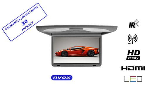 slomart Stropni LED monitor 15 palcev ir fm hdmi usb sd 12v