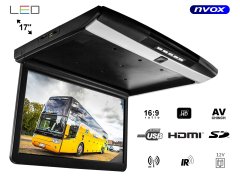 slomart Stropni LED monitor 17cali hdmi usb sd ir fm full hd