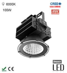 slomart Industrijska led svetilka hladno visoke bay 100w 6000-6500k 9000lm