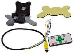 slomart Avtomobilski monitor lcd 7-palčni ahd 4pin s funkcijo snemalnika 12v 24v
