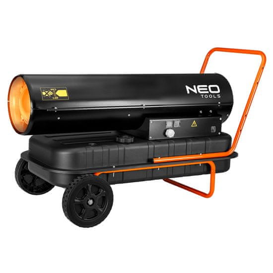 slomart Grelnik za olje 50kW, rezervoar 50l, kolesa