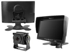 slomart Avtomobilski lcd 7-palčni ahd monitor za vzvratno vožnjo in nadzor s podporo za 1 12v 24v kamero