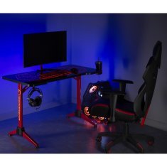 slomart RGB Led NanoRS igralna miza, črna, velika, največ 100 kg, višina 760 mm, RS163