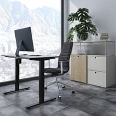 slomart Električna pisalna miza Ergo Office z enim motorjem, za stoječe delo, največ 80 kg, največja višina 1160 mm, ER-443