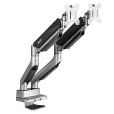 slomart Univerzalni namizni nosilec za dva monitorja Ergo Office, plinska vzmet 17"-35" 15kg, VESA 75x75 / 100x100, ER-446