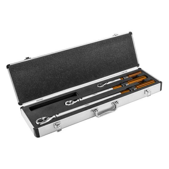 slomart Komplet obojestranskih momentnih ključev 1/4", 3/8", 1/2" 3 kosi.