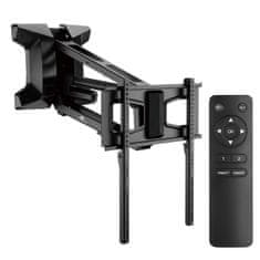 slomart Maclean električni nosilec za TV nad kaminom, max VESA 600x400, wifi daljinski upravljalnik, 37"-70", max 35kg, MC-891