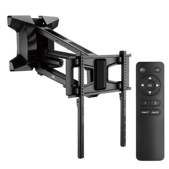 slomart Maclean električni nosilec za TV nad kaminom, max VESA 600x400, wifi daljinski upravljalnik, 37"-70", max 35kg, MC-891